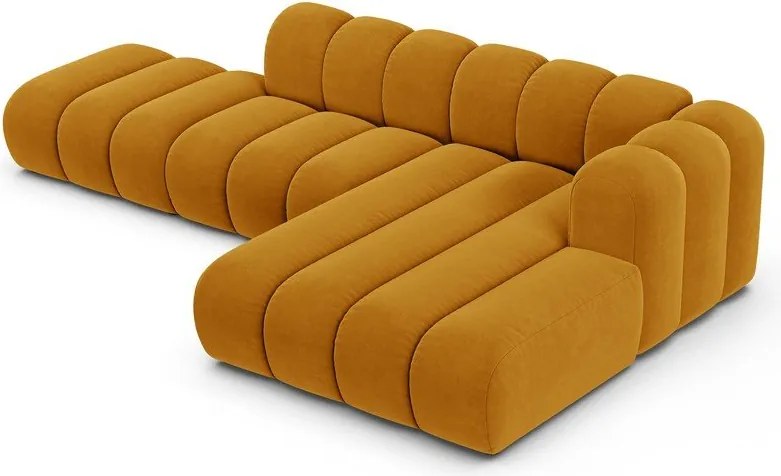 Sárga sarokkanapé (jobb oldali) Lupine – Micadoni Home