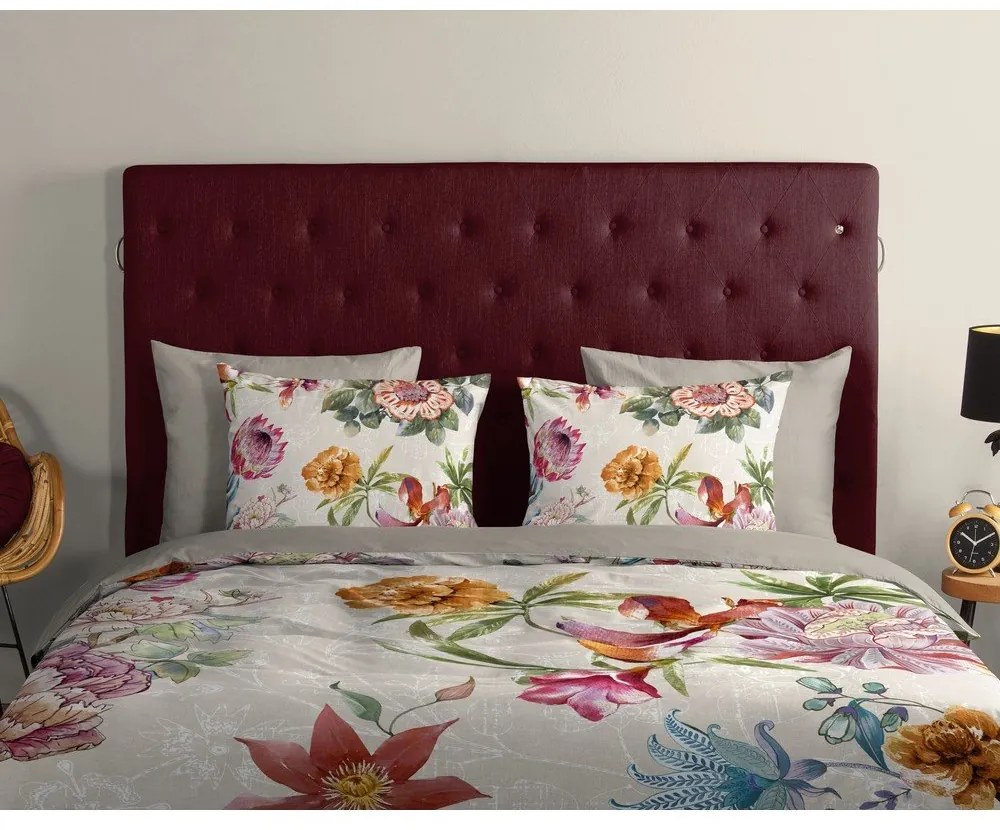 Bézs egyszemélyes-hosszabbított pamut ágyneműhuzat 140x220 cm Jaimy – Good Morning