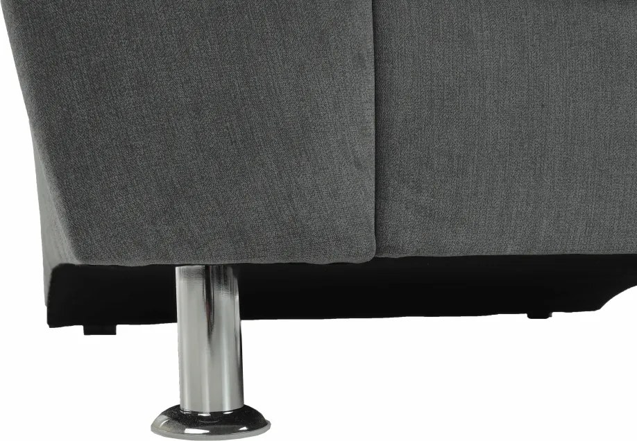Fotel, szürke szövet, SANTIAGO