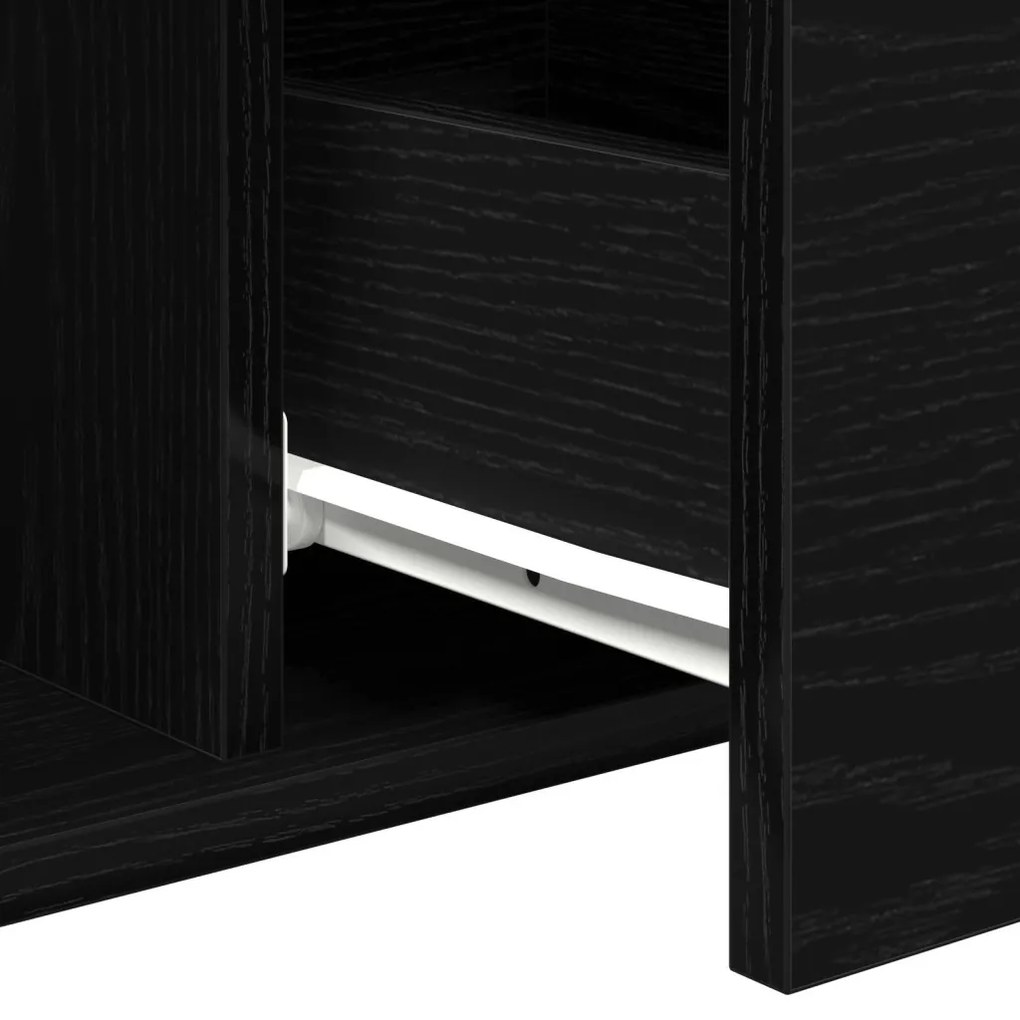 Fekete tölgy kávézóasztal 90x50x36,5 cm Készített fa