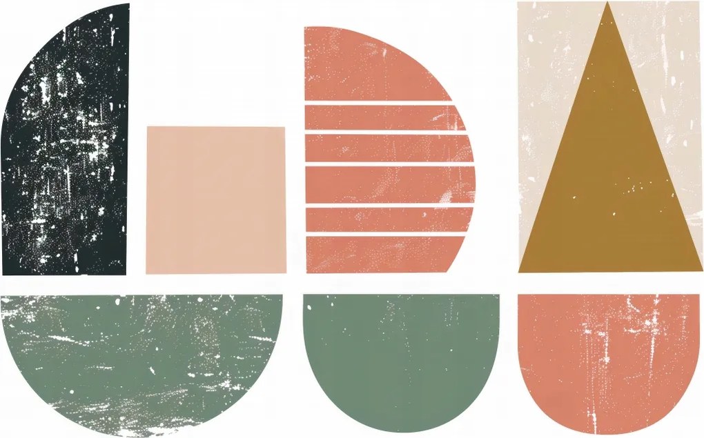 Poszter 30x20cm Szemcsés szimmetria