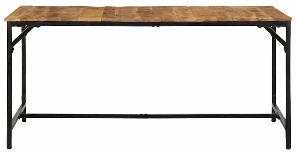 tömör nyers mangófa étkezőasztal 160 x 80 x 75 cm