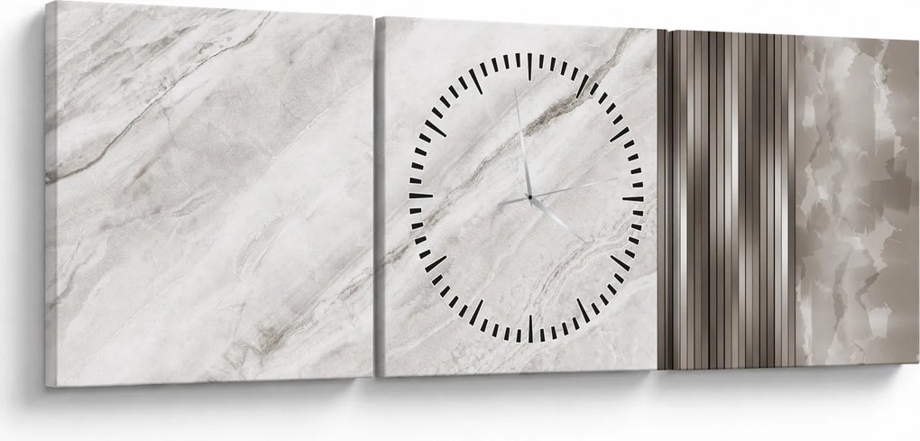 Kép - Márvány ezüst vonalakkal (órával) (90x30 cm)