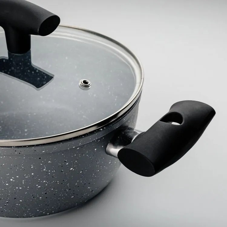 Lunasol - Edény üveg fedéllel 20cm - Basic (601106)