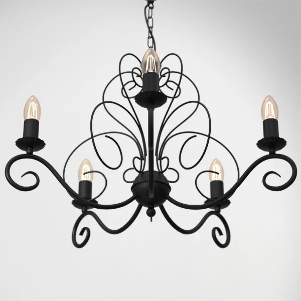 MAURO láncos csillár 5xE14/60W/230V