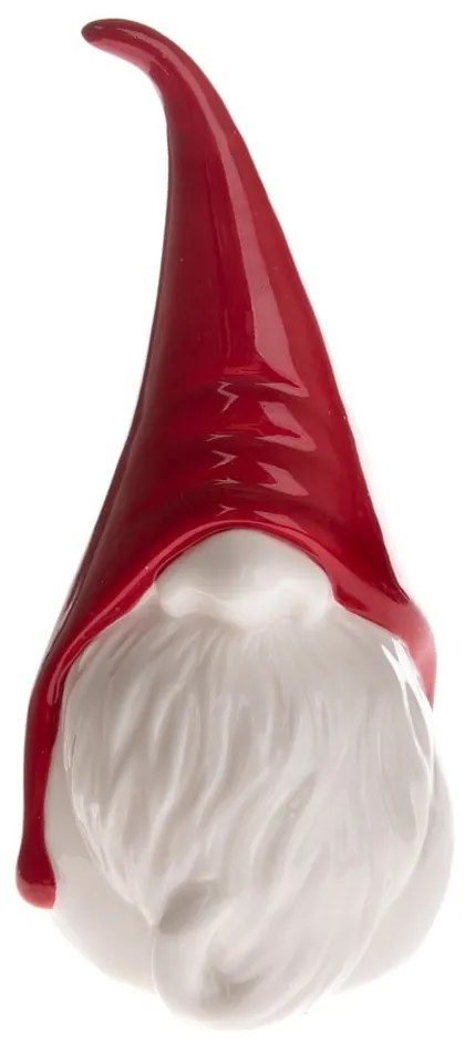 Porcelán karácsonyi dekoráció LED fénnyel, 15 cm - Dakls