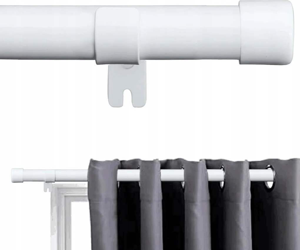 Függönykarnis rúd 76- 365 cm fehér fém