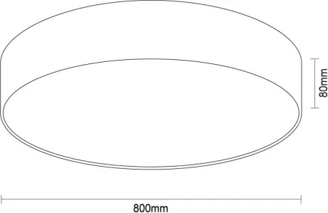 LED mennyezeti lámpa LED/135W/230V 3000/4000/6500K átm. 80 cm fehér