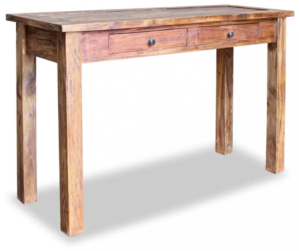 vidaXL tömör mahagóni fa tálalóasztal 123 x 42 x 75 cm