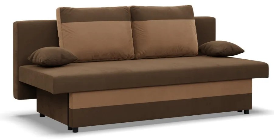 Sony kanapé, szövet anyag, bonell töltet, barna
