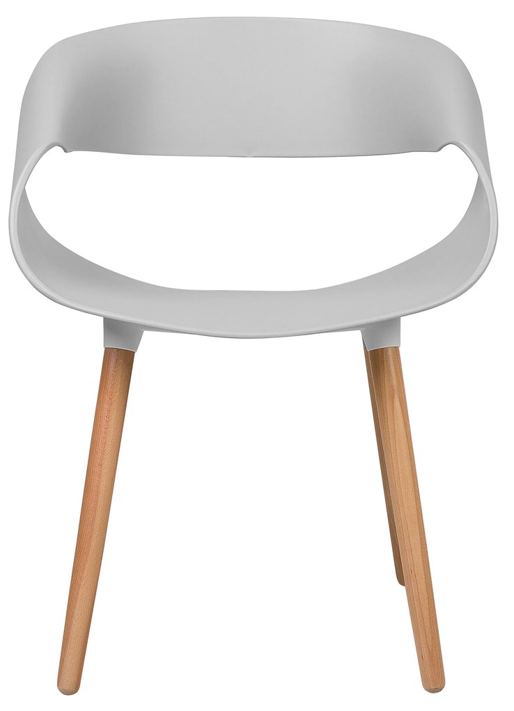 Design 2 Darabos Szürke Szék Szett CHARLOTTE Beliani