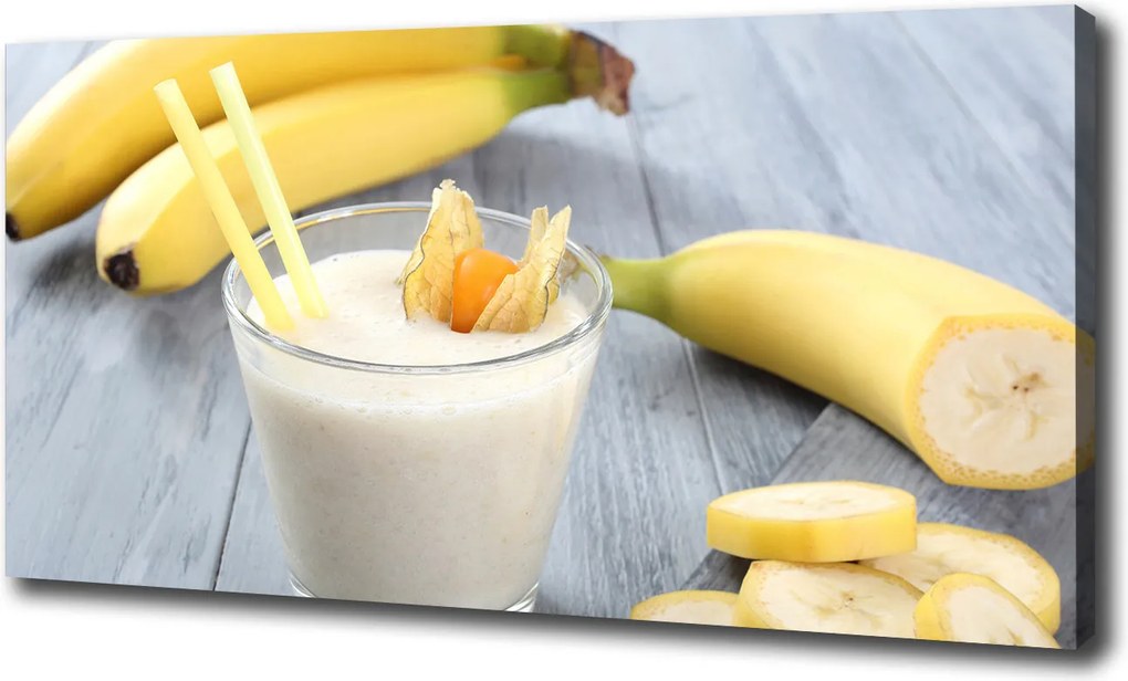 Vászonkép Banán koktél 100x70 cm