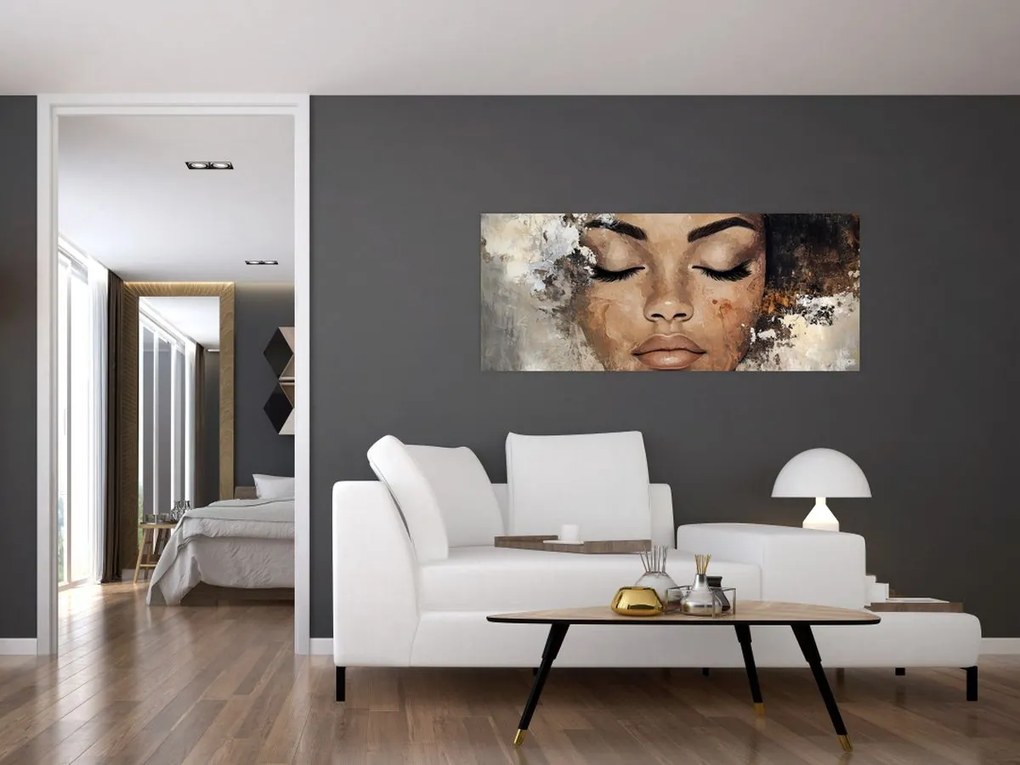 Kép - Női portré (120x50 cm)