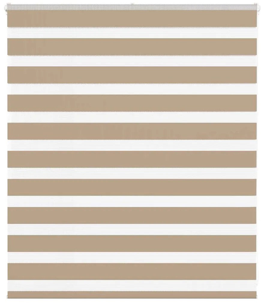zebrafüggönnyel homokbarna szövetszélesség 125,9 cm poliészter