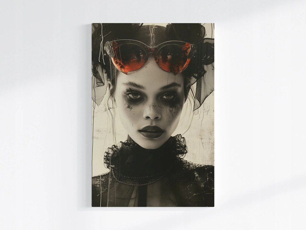 Poszter Portré Noir Art Deco Glamour Retro Nő 80x120
