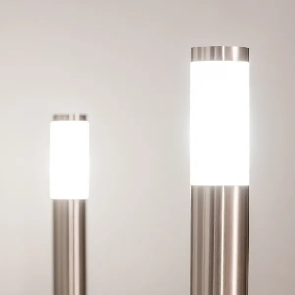 BRILAGI - Kültéri lámpa mozgásérzékelővel ELIA 1xE27/20W/230V IP44 100 cm króm