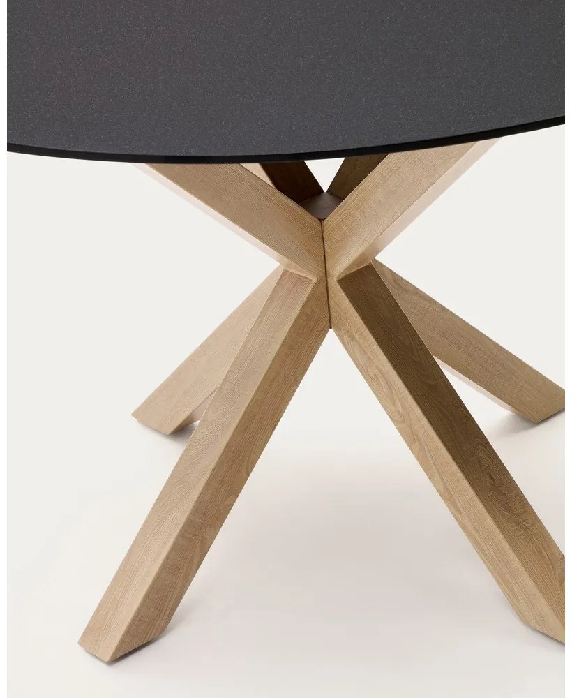 Kerek étkezőasztal üveg asztallappal ø 120 cm Argo – Kave Home