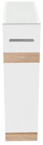 Salandra egyfiókos alsó konyhaszekrény IC 20 Fehér N