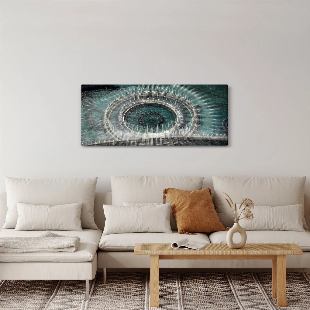 Szökőkút képe (120x50 cm)