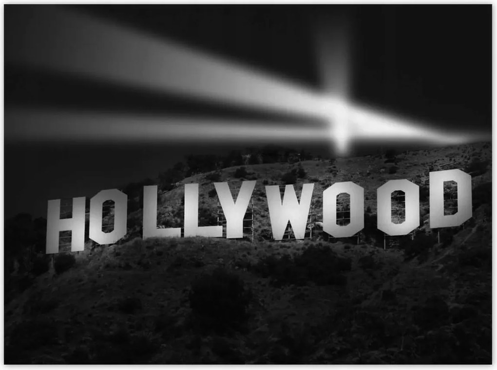 Poszterek 135x100 Hollywood Felirat