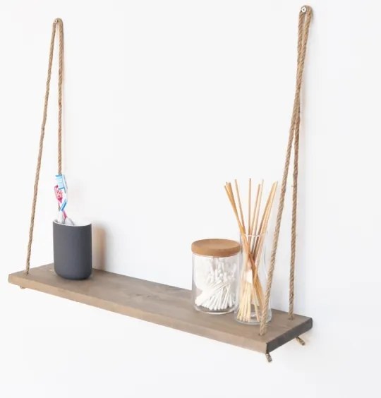 Fali polc 13x60 cm fenyő