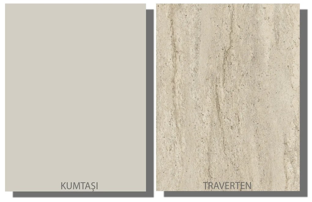 Dohányzóasztal Veyron - Travertine, Sandstone