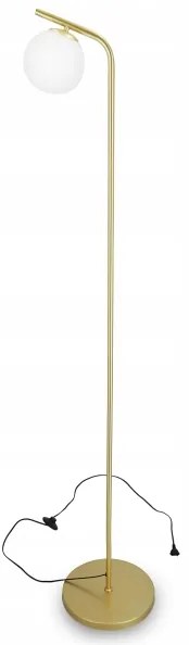 Állólámpa 1xE27/40W/230V arany/fehér
