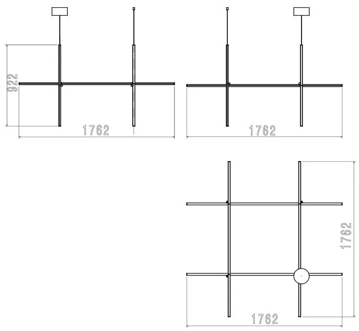 FLOS F1854044 Modern Függesztett Lámpa LED IP20