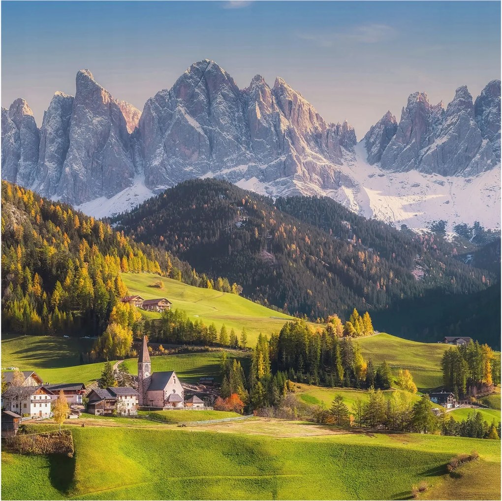 Dekoratív Fotótapéta Hálószobába Hegyi táj 250x250 Ragasztó