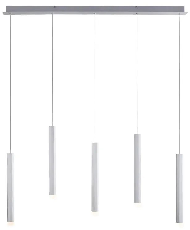 Leuchten Direkt 15205-95 - LED Csillár zsinóron BRUNO 5xLED/4,8W/230V