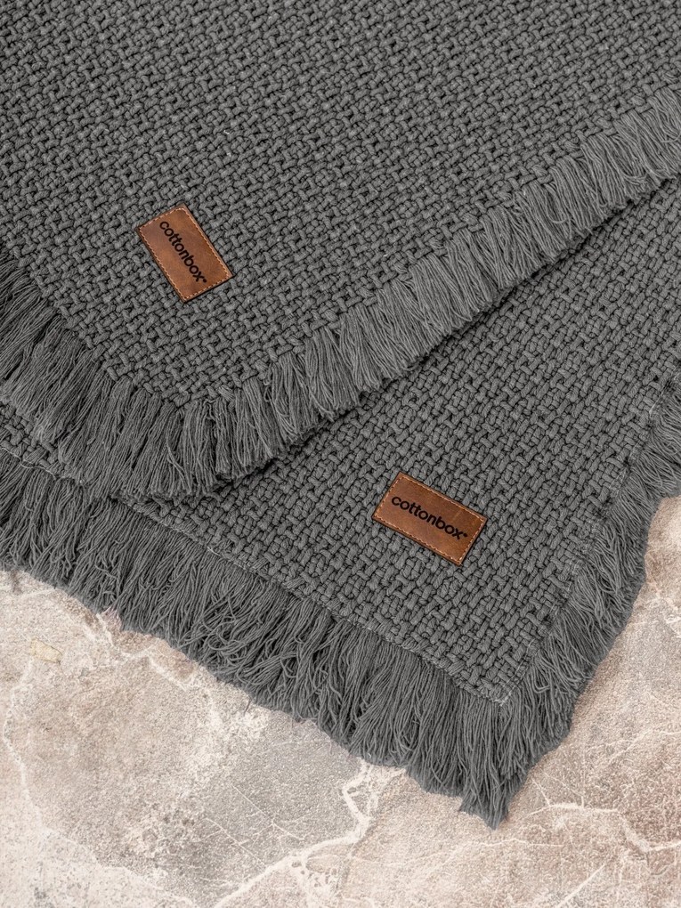 Fürdőszobaszőnyeg Szett (2 db) Bath Rug - Antracit