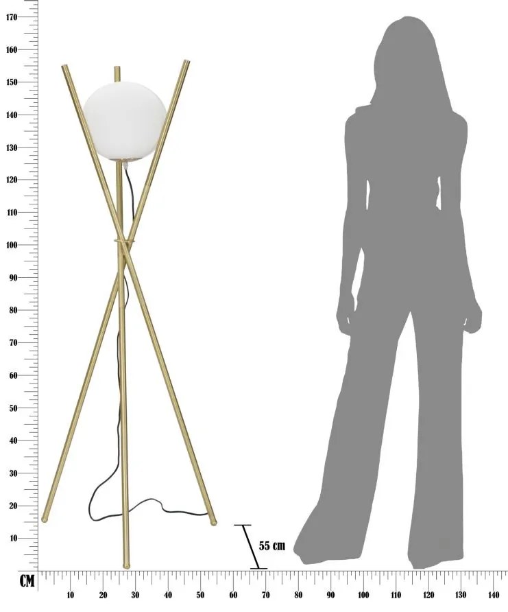 Glamy állólámpa x ø 55x155cm