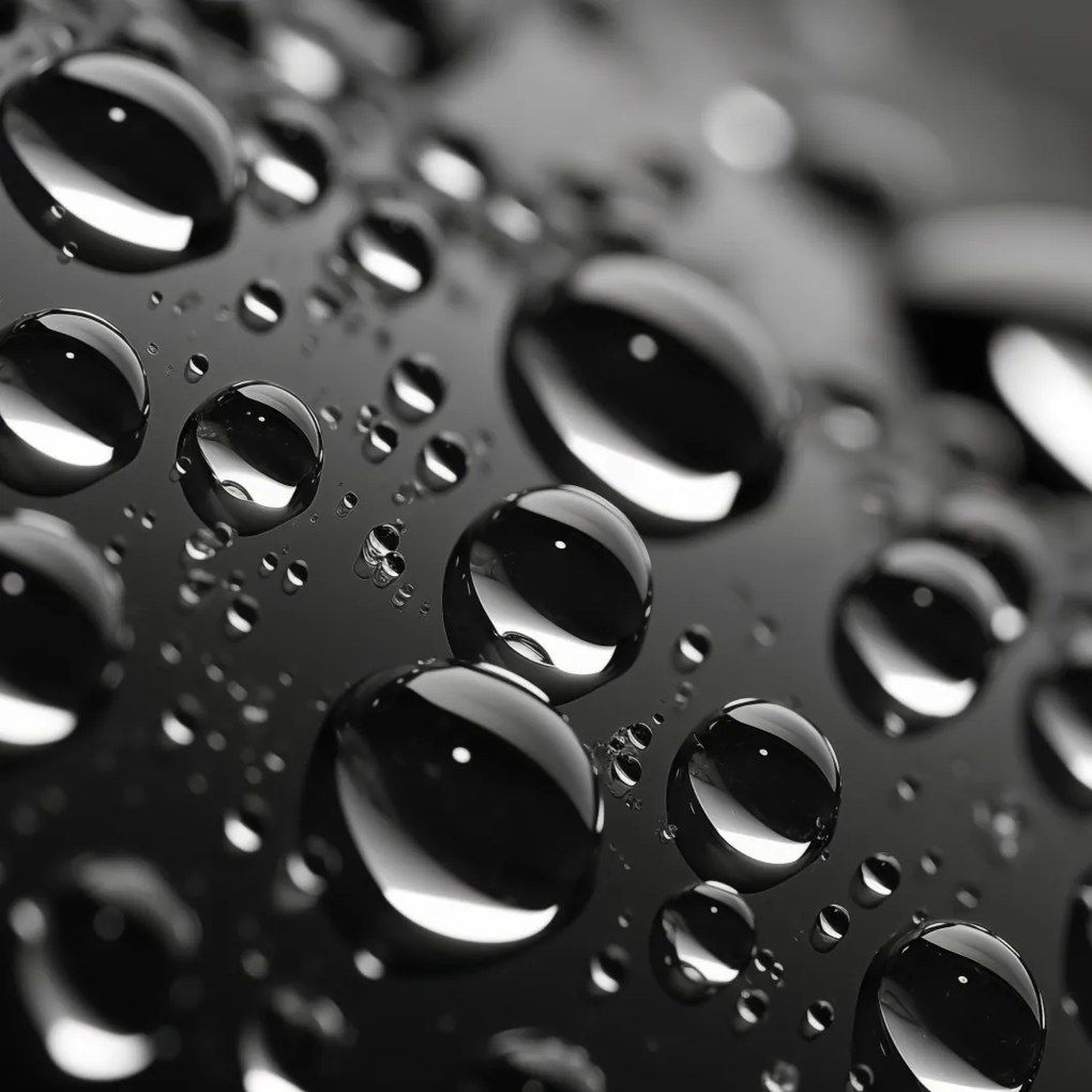 Poszter 70x70cm Mikrokozmosz cseppek