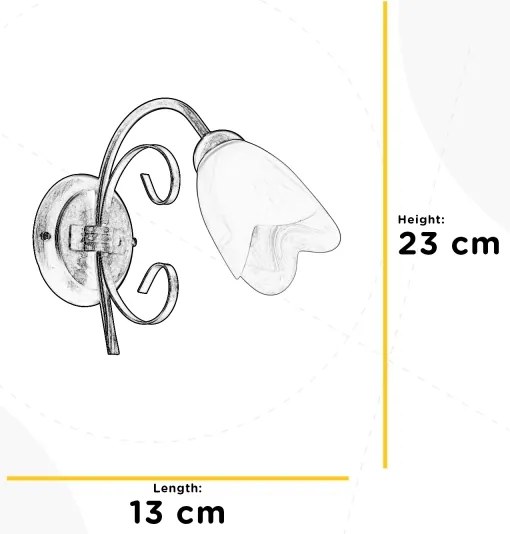 ONLI - Fali lámpa ODINO 1xE14/6W/230V