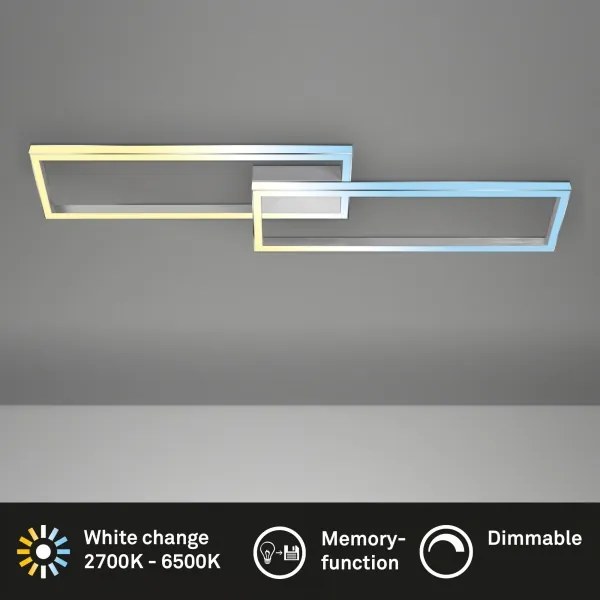 Briloner 3761019 - LED dimmelhető mennyezeti lámpatest LED/45W/230V 2700-6500K+távirányító matt króm