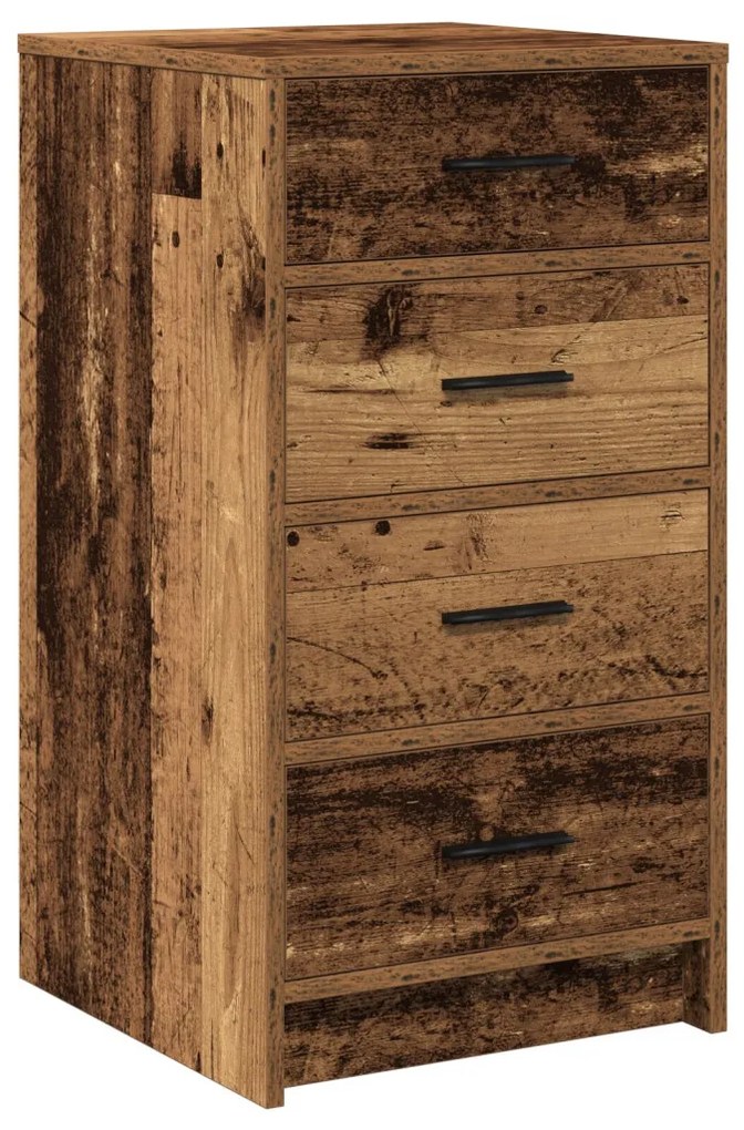 vidaXL Öltözködőasztal fiókkal 3 pcs Barna 40 x 41 x 135 cm Faanyag