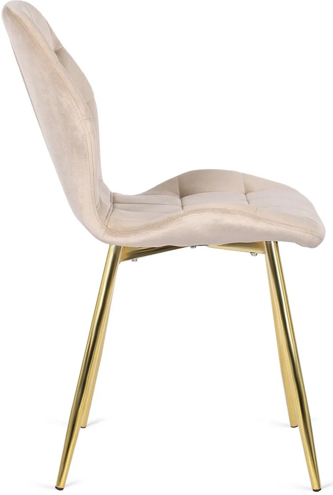 Krém Bársony Étkezőszék. LUCKY