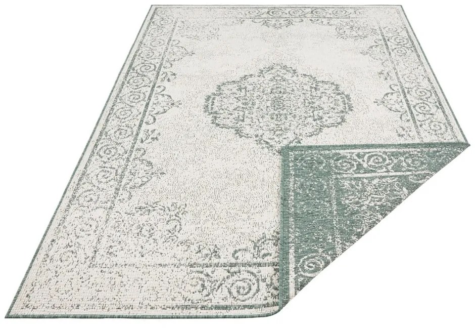 Cebu zöld-krémszínű kültéri szőnyeg, 120 x 170 cm - NORTHRUGS