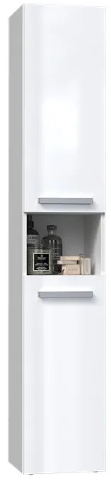 Nel I fürdőszoba szekrény, fényes fehér