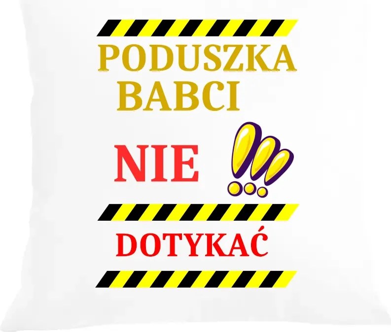 Párna párnahuzat Nagymama párna Ne érintse meg Nagymama napja