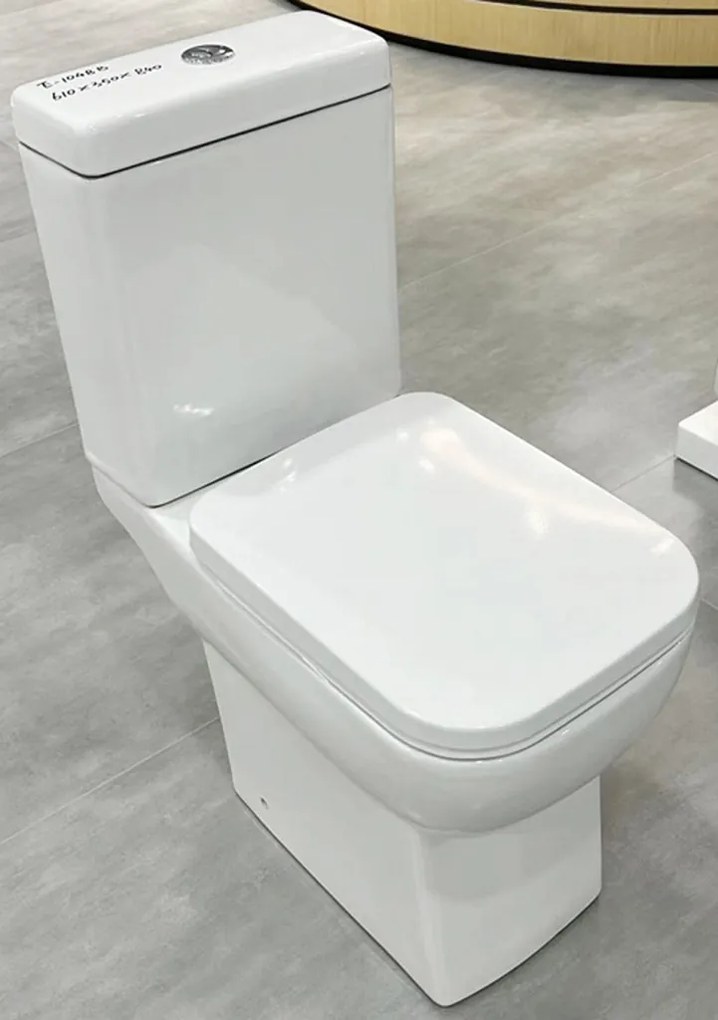 Eros ES CLASSIC monoblokk WC - perem nélküli - WC ülőkével komplett - mély öblítésű