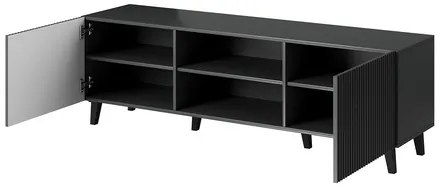 TV szekrény Teldaruna Grey 150 (antracit) . 1106274