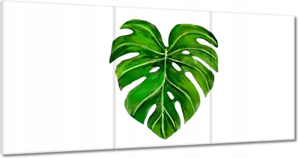 Vászonkép 180x90 Lyukas monsera levél