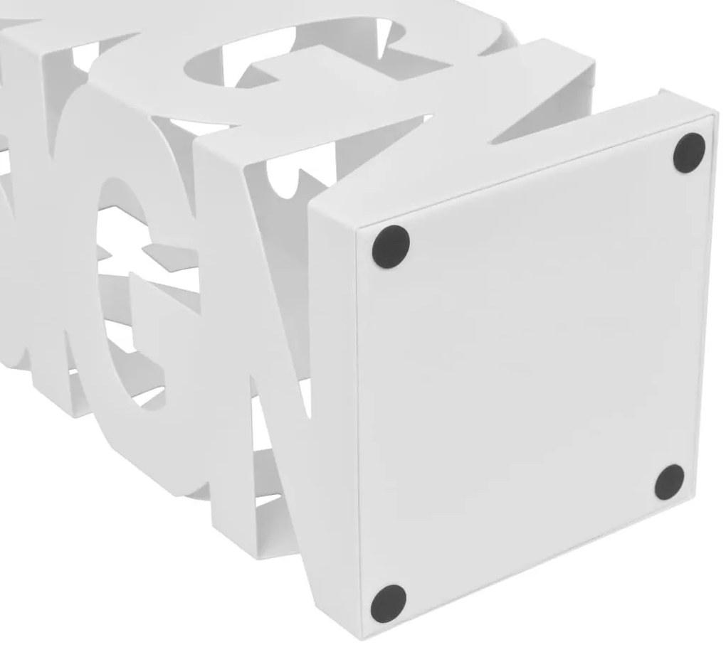 Szögletes esőermyő / sétabot tartó 48,5 cm fehér