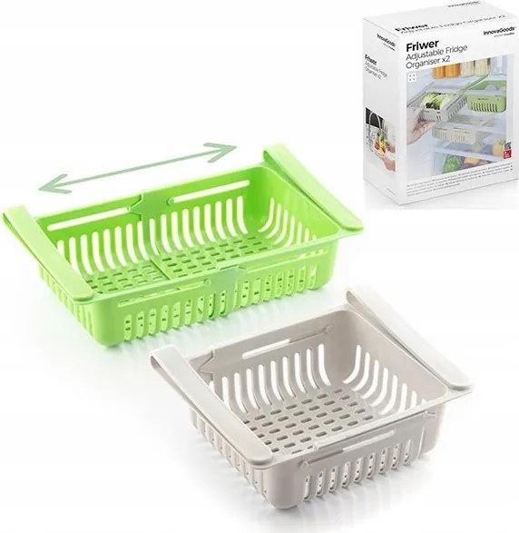 Függesztett zöldség-gyümölcs polc tároló doboz x 2db