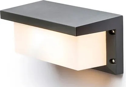 RENDL HIDE RC fali lámpa antracit 230V LED E27 15W IP54