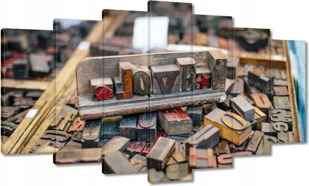 Festmények 140x80 Love felirat
