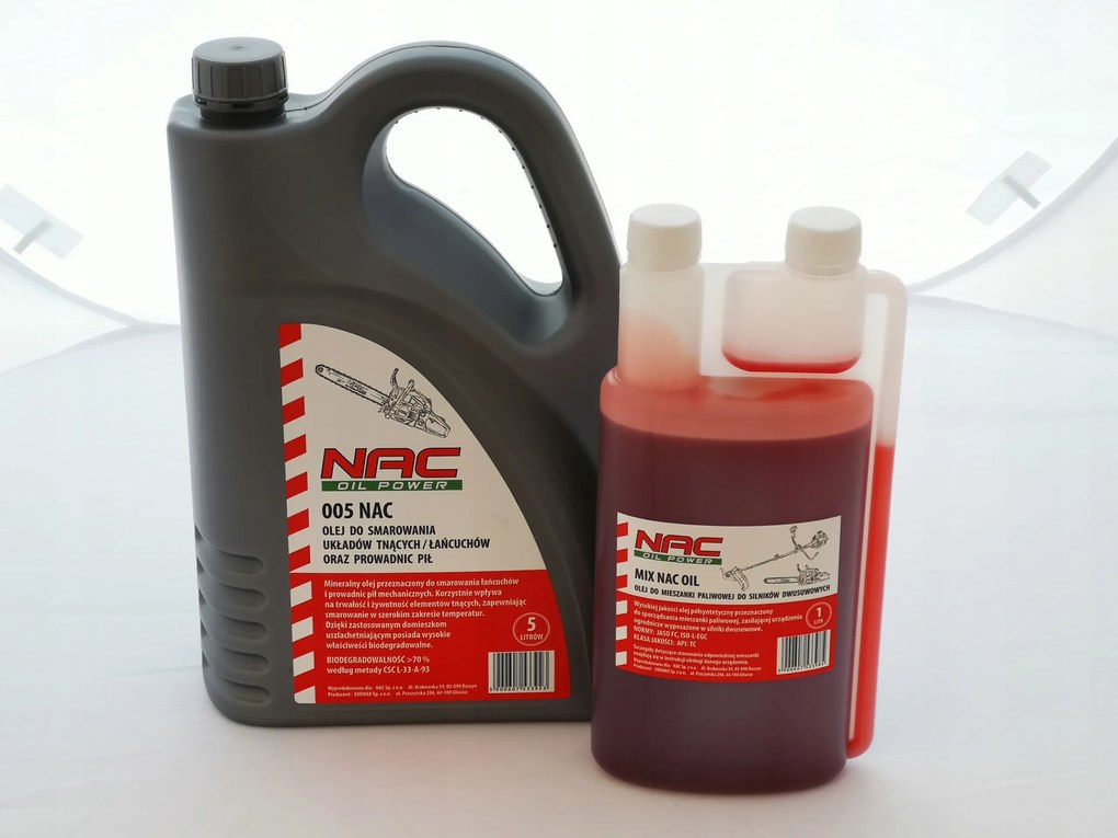 Láncolaj 5L Láncolaj keverék 1L Nac