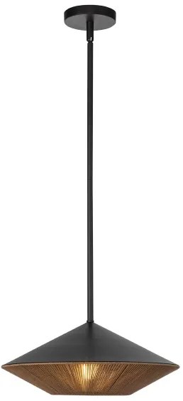 Alora Mood ALM-DAPHNE-P-L-MB - Csillár rúdon DAPHNE 1xE27/60W/230V átm. 38,1 cm