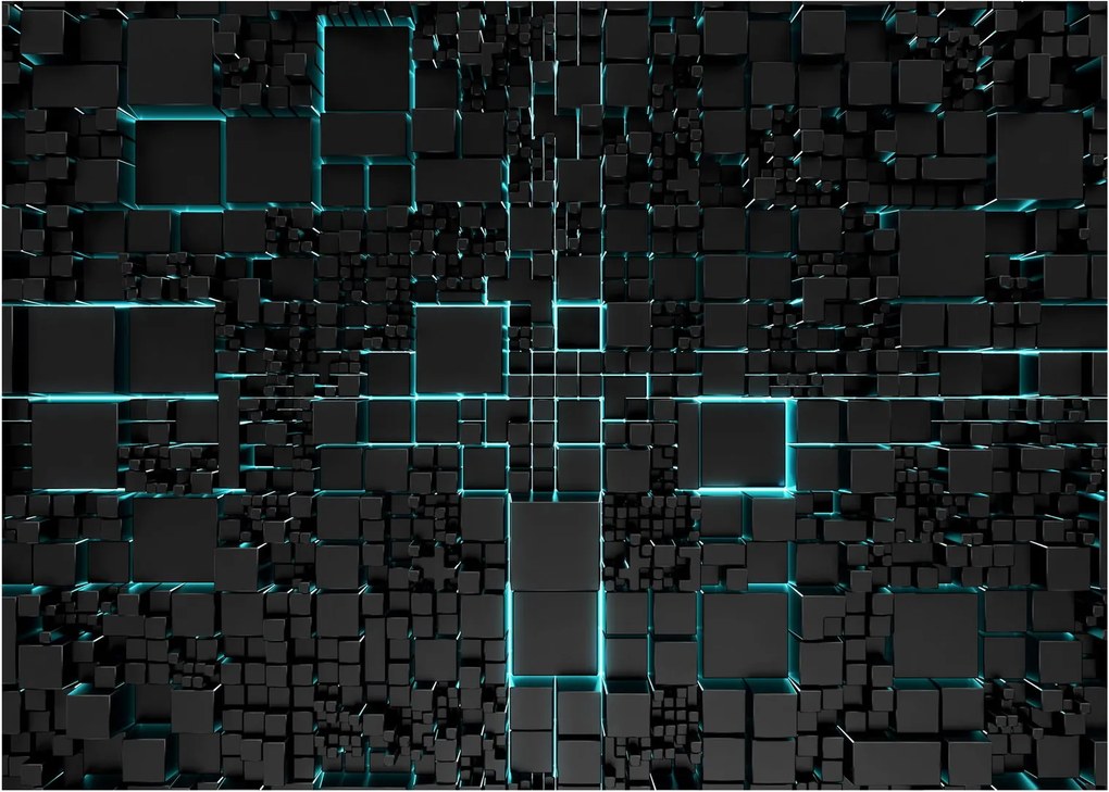 Kép - Technológiai felület (üvegen) (70x50 cm)